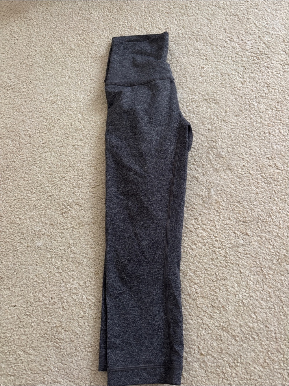 Charcoal High-Waist Seamless Leggings